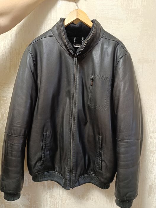 Куртка чоловіча шкіряна 2XL