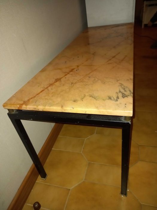 Marble-top table