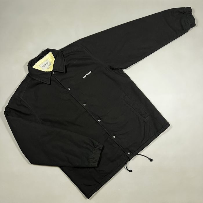 Jacket carhartt wip canvas coach jacket чоловіча куртка шерпа
