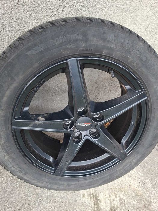 Koła zimowe Alufelgi ALUTEC 17" 225/55 R17 KBA 50069 Czarny Połysk