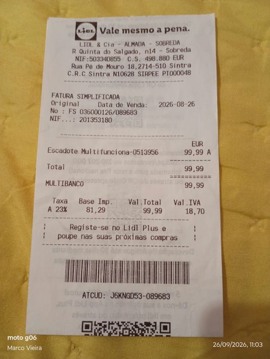 Escadote multifuncional
