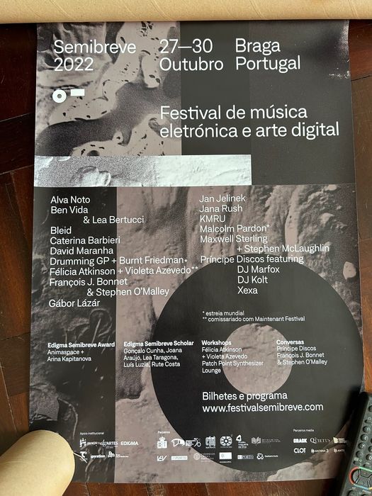 Conjunto de Posters do Festival SEMIBREVE (2019–2025)