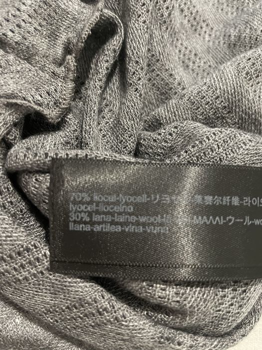 30% wełny - azurowa bluzeczka sweterkowa Massimo Dutti.   Portugalia.
