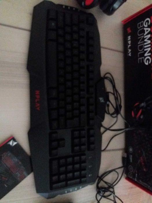 Pack / Conjunto Teclado Rato e Auscultadores NPLAY