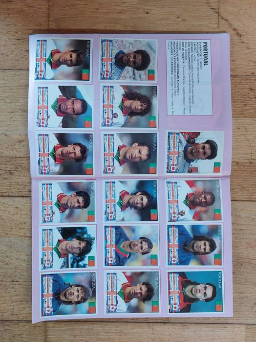 Caderneta de cromos "Eurocup 96" - Completa