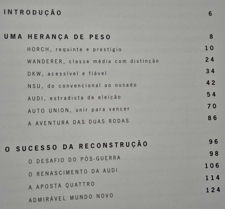 Livro "Audi - O progresso pela tecnologia", de José Barros Rodrigues