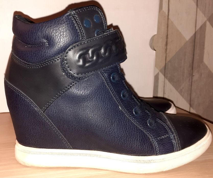 Sneakersy botki ALDO Kainer granatowe rozm.38 Stan idealny