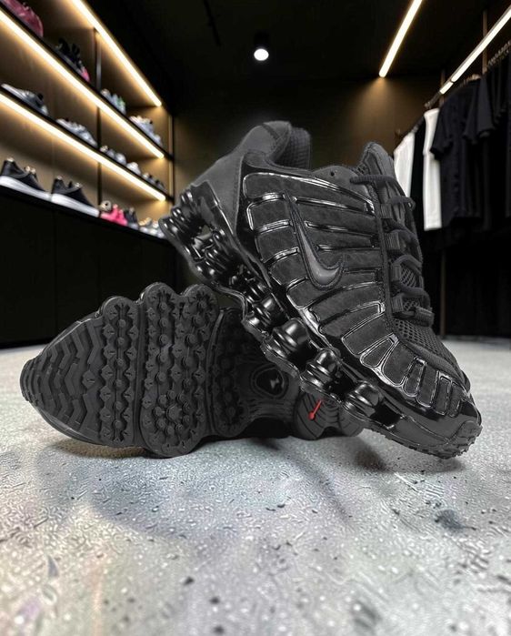 Чоловічі кросівки Nike Shox TL Triple Black| Найк | 40-45