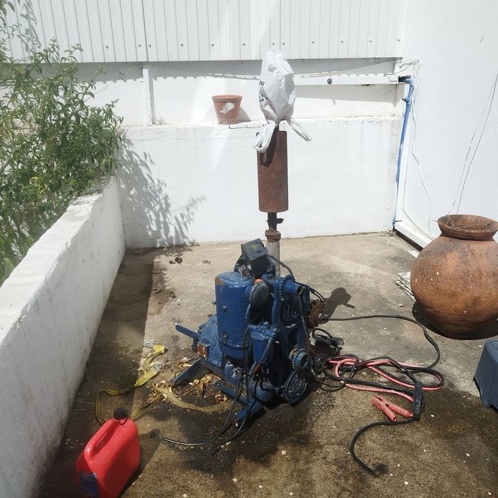 “Motor Diesel HATZ E950 + Caixa Marítima | 744cc - motor raro