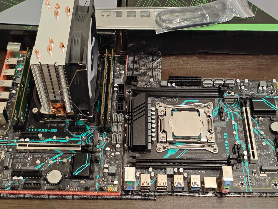 X99 2011v3 MACHINIST B9 + 2683v3 / E5 2666v3 2667в3 DDR4 ОЗУ 16gb 32