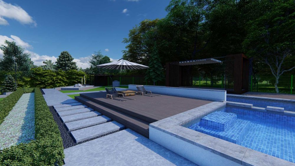 Ландшафтний дизайн та дизайн фасаду