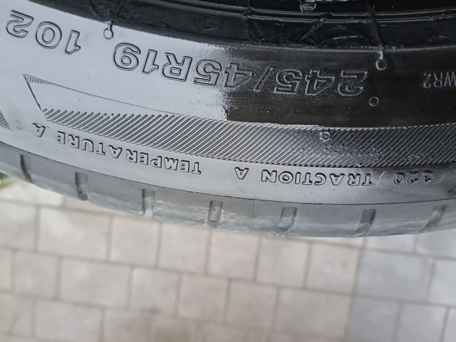 Alusy z oponami 245/45R19 bridgestone