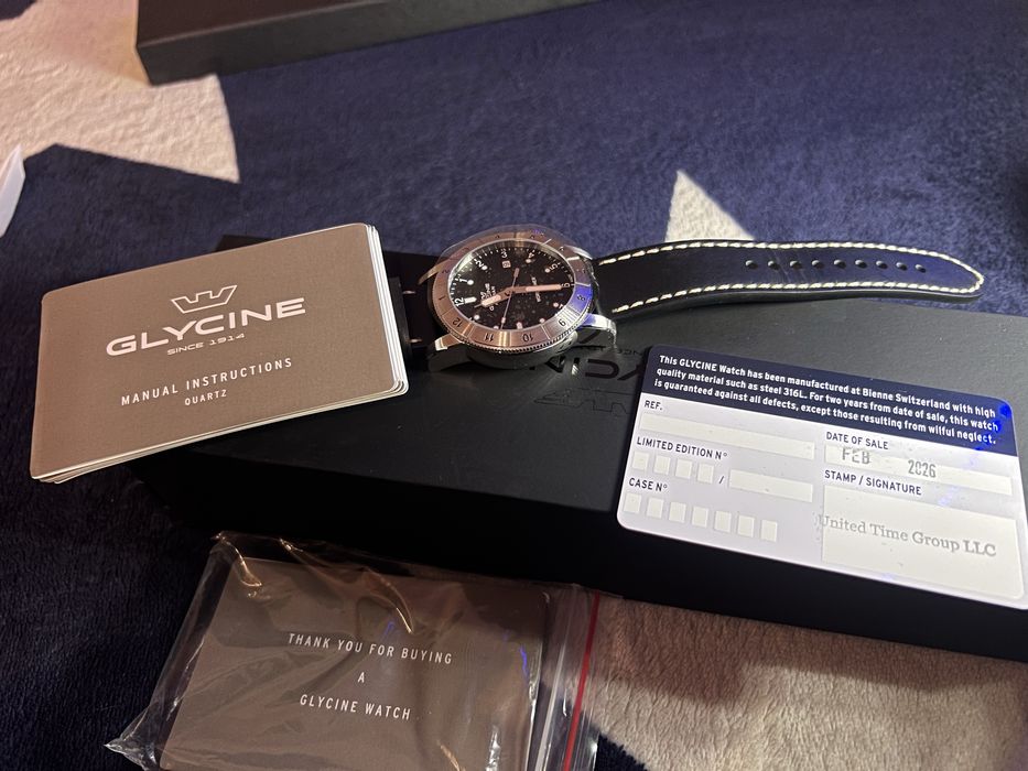 Годинник швейцарський Glycine Airman