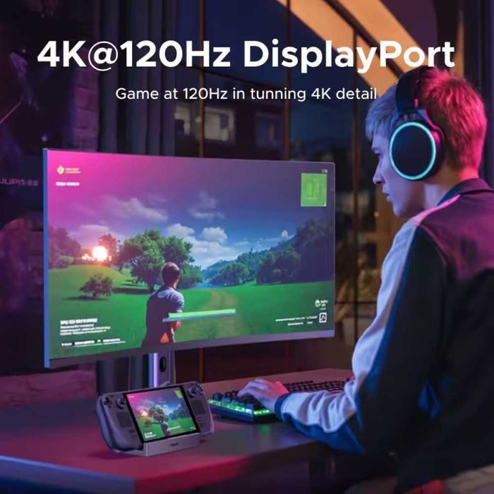 Док-станція Ugreen 9в1 Steam Deck ROG Ally Nintendo X Legion PD100W