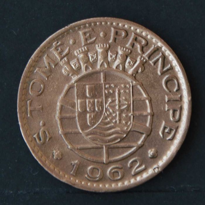 São Tomé e Príncipe 1 escudo 1962 - olx X10049
