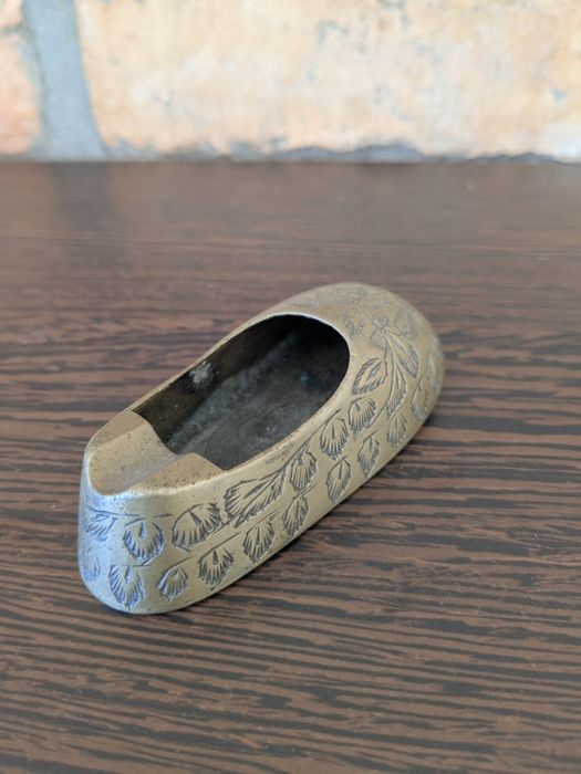 Decoração cinzeiro bronze artesanal made in India