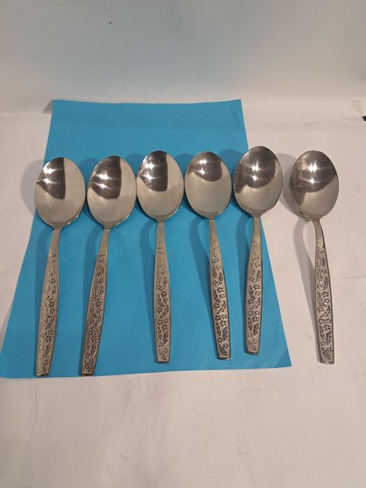 Ложки, набор , ссср, Зиш, нержавейка, сталь, новые