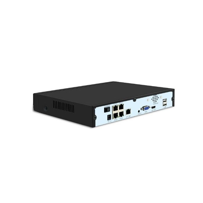NVR POE 4 canais cameras xmeye 5mp HD h265 com visualização telemovel