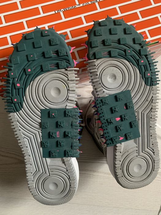 Кросівки Nike air force off white mid white drip swag