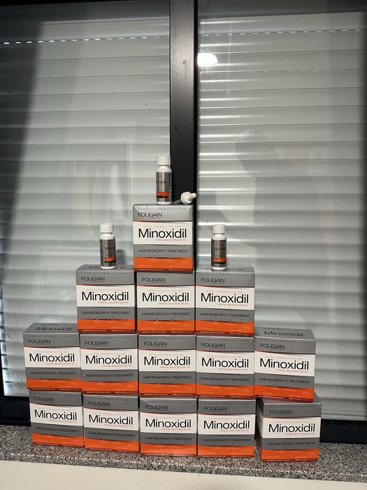 Minoxidil Foligain extra forte! Adeus a calvície