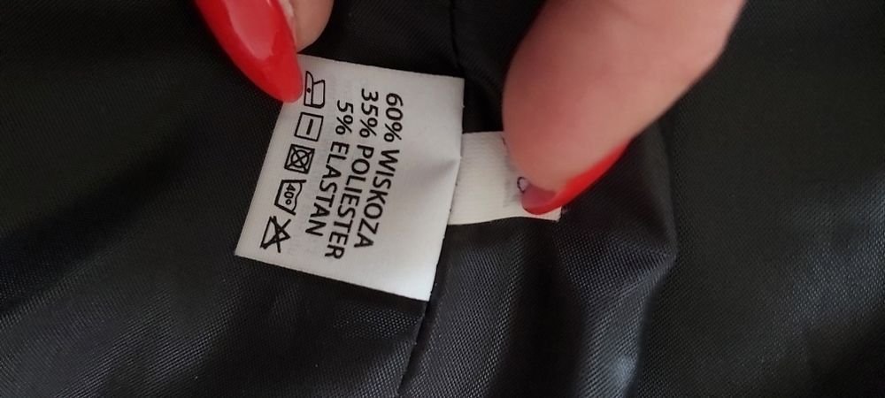 Marynarka żakiet cekiny zarka rękaw wiskoza  varlesca