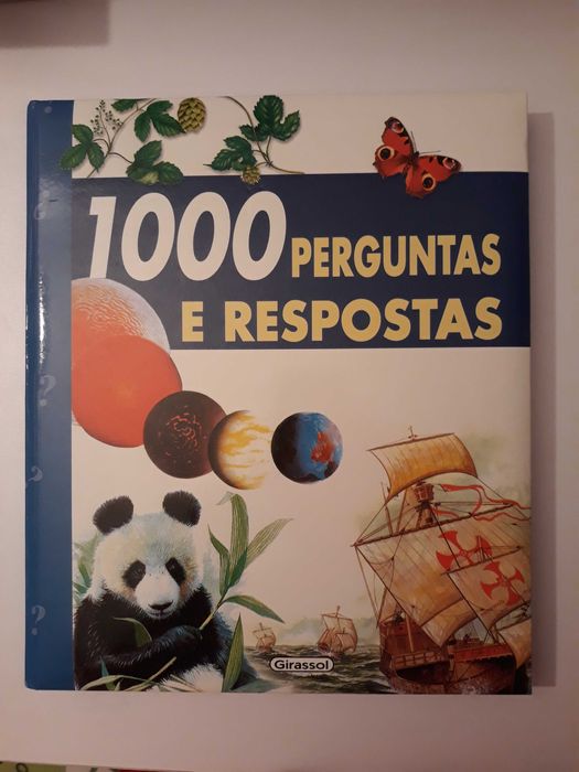 livro infantil 1000 perguntas e respostas portes incluídos NOVO
