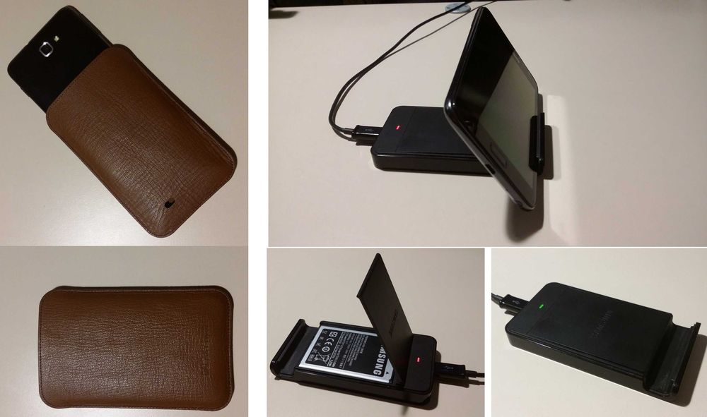 Фирменные аксессуары Samsung NOTE N7000:  карман и ЗУ-кредл+АКБ,  по