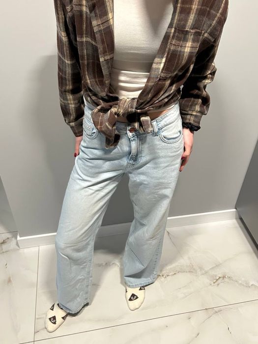 Джинси прямі блакитні