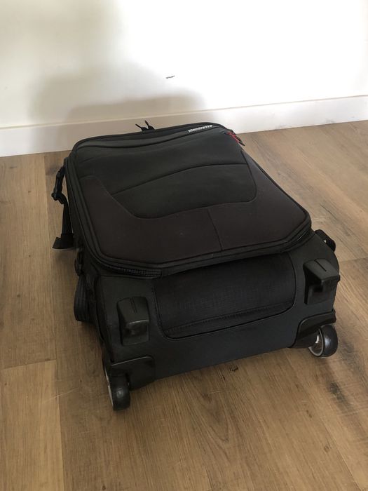 Mala Mochila transporte rigida Manfroto com rodas - Case foto e video