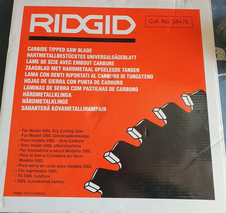 Tarcza TNĄCA do stali Ridgid