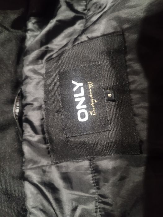 Zimowa kurtka parka młodzieżowa S/158/164