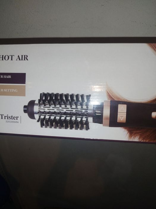 Escova cabelo rotativa