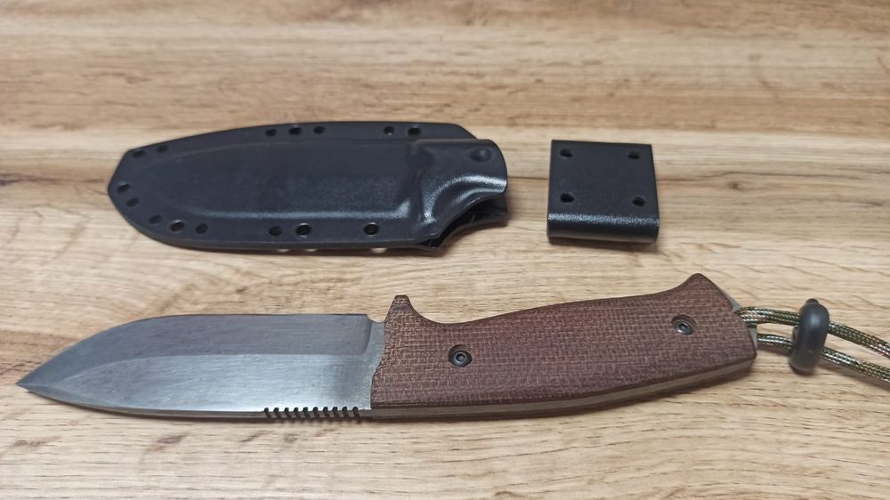 Nóż LKW Crusher, Micarta, Stal Węglowa