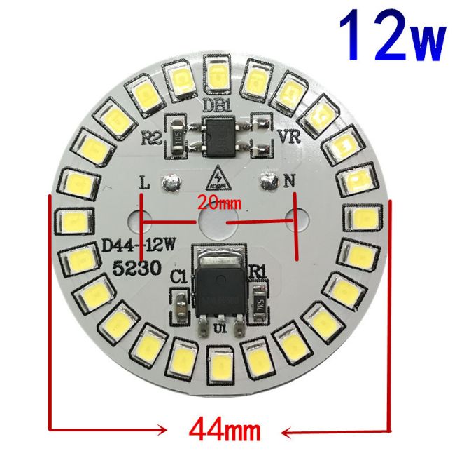 LED світлодіодний модуль плата 220v ремонт лампа 18w 12w 15w 7w 5w 9w