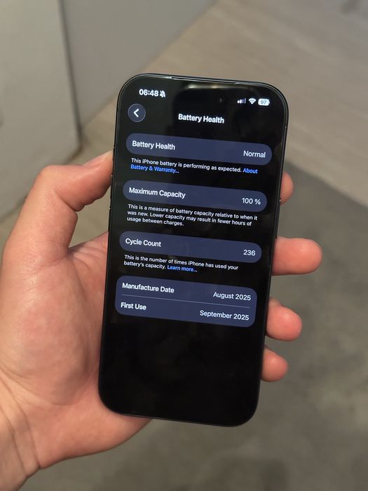 iPhone 17 Pro 256GB Niebieski 100% Bateria