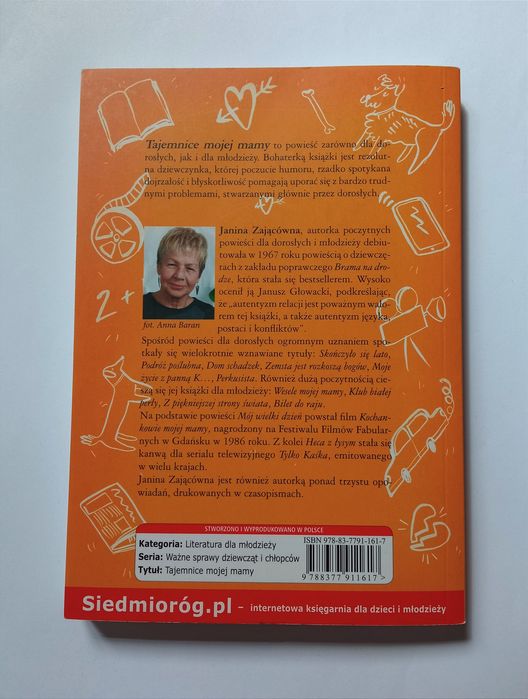 Książka „Tajemnice mojej mamy" Janina Zającówna