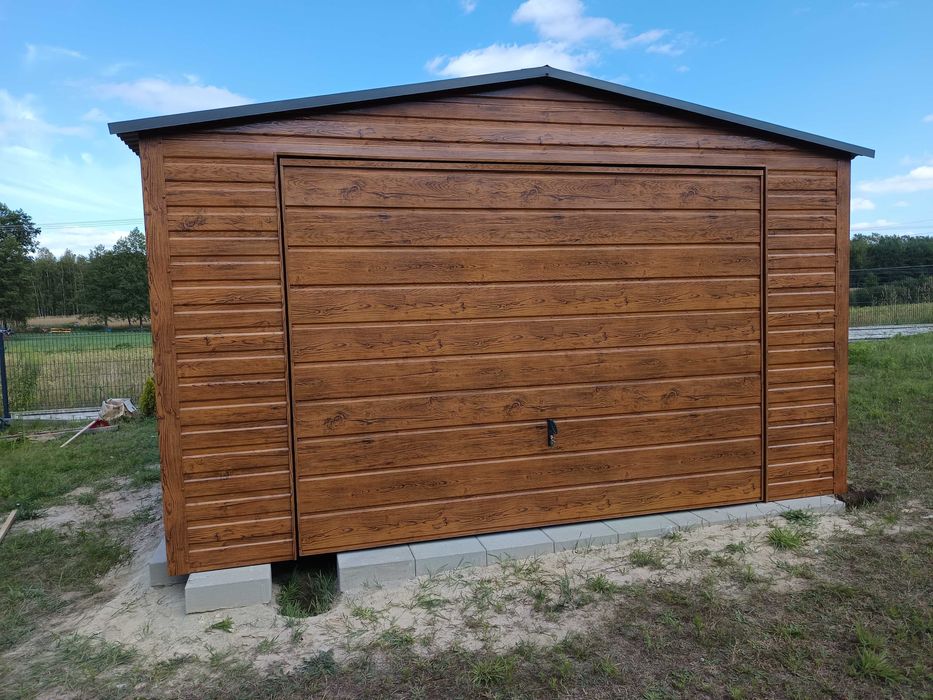 Garaż blaszany 4*5 garaż blaszak garaże profil poziom 5*7 6*6 Rus-Stal