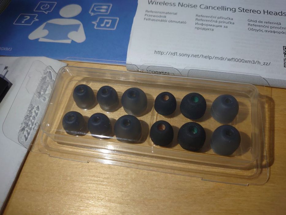 Унікальні бездротові навушники Sony WF-1000XM3 ( нова батарея )