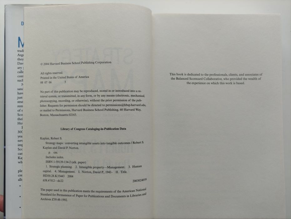 Strategy Maps: Converting Intangible Assets into Tangible Outcomes64752327073025121