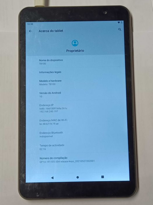 Tablet T8100 8 polegadas