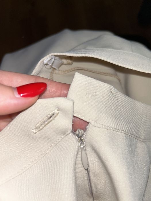 Rybaczki kremowe proste szerokie