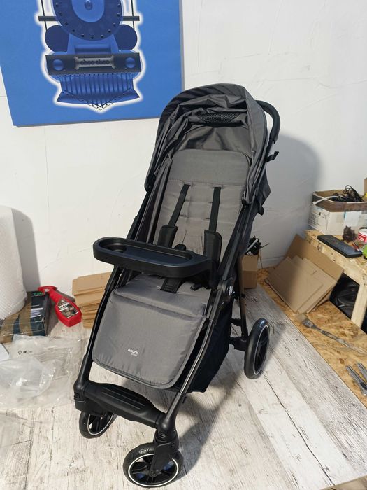 Hauck wózek spacerowy Shop N Care szary do 22kg
