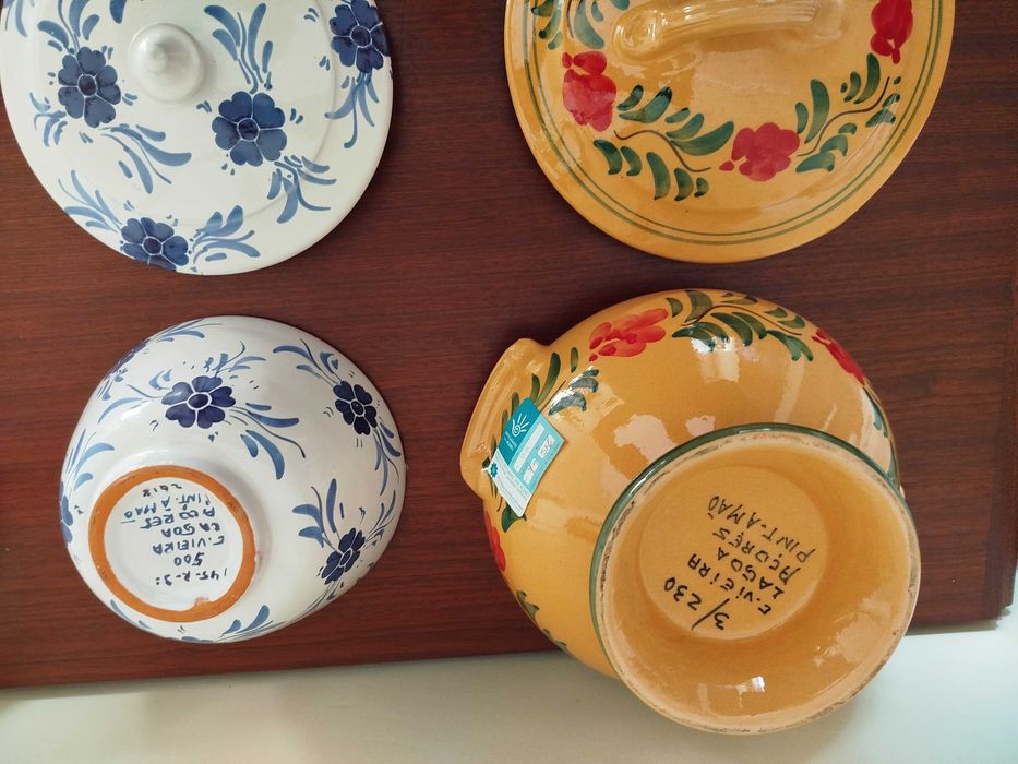 Faiança Portuguesa antiga Louça Cerâmica Vieira Açores