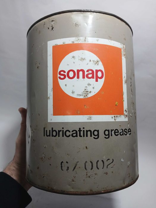 Antiga lata de oleo lubrificantes - SONAP - Automobilia - Vintage