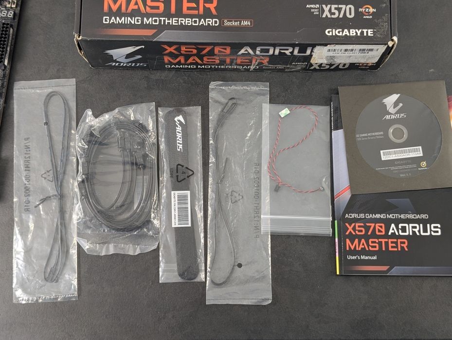 Топова! GIGABYTE X570 AORUS MASTER AM4 (DDR4) Гарантія