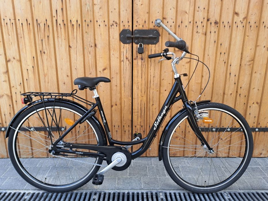 NOWY Rower miejski szwedzki Sothanga Gazelle Nexus 7 czarny łabędź 28