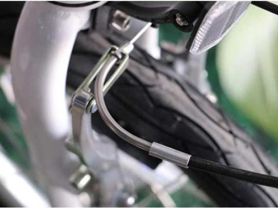 FAJKI do HAMULCA V-brake 90 stopni + GUMOWA OSŁONKA LINKI - 2 Komplety