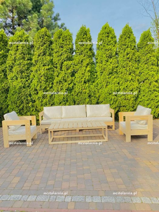 Komplet ogrodowy zestaw mebli ogrodowych hamak ogrodowy poduszki