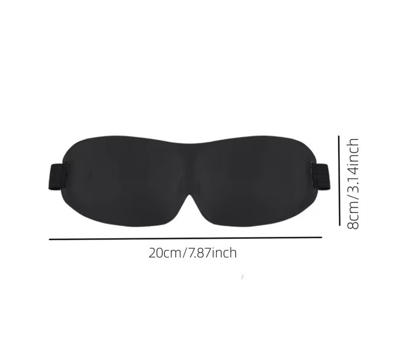 Маска для сна черная