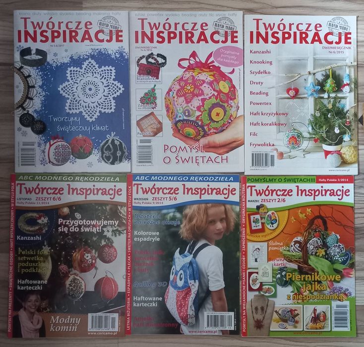 Twórcze inspiracje gazetka gazeta gazetki haft krzyżykowy